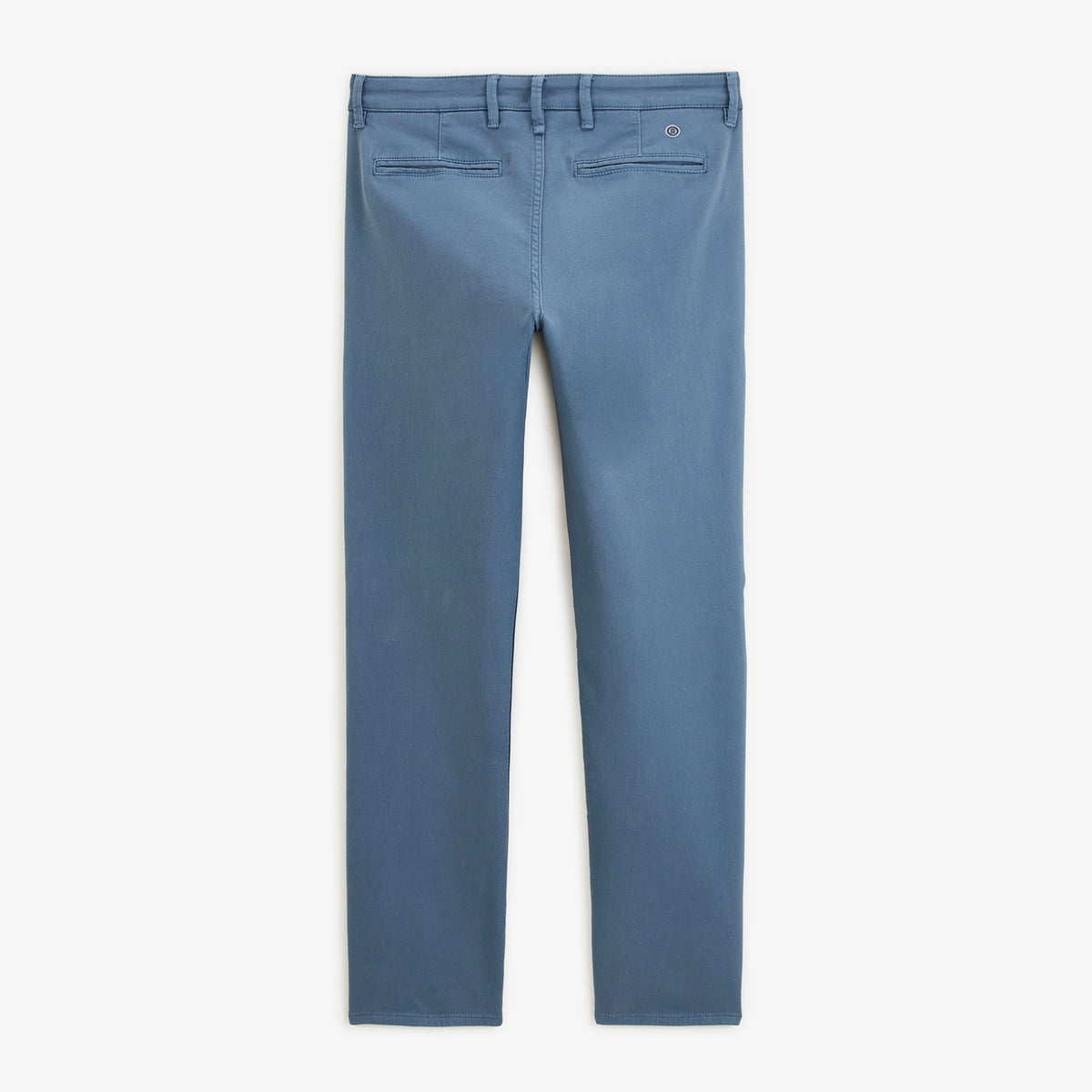 Pantalon 702 en coton stretch bleu, vue de dos.