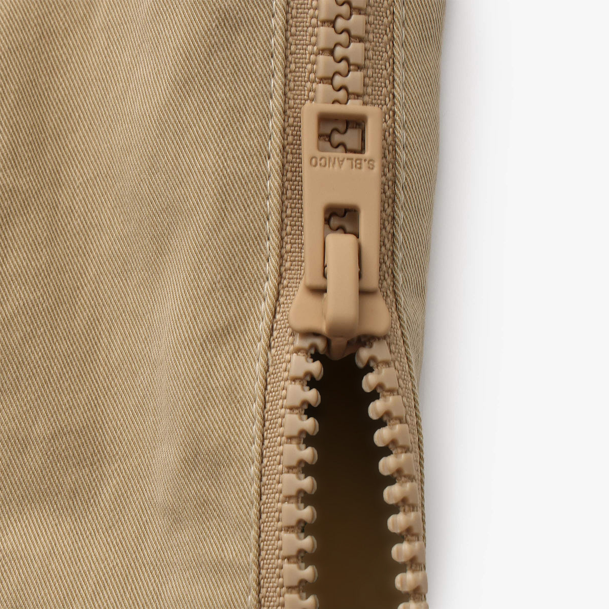 Parka Diego beige en coton HOMME SERGE BLANCO