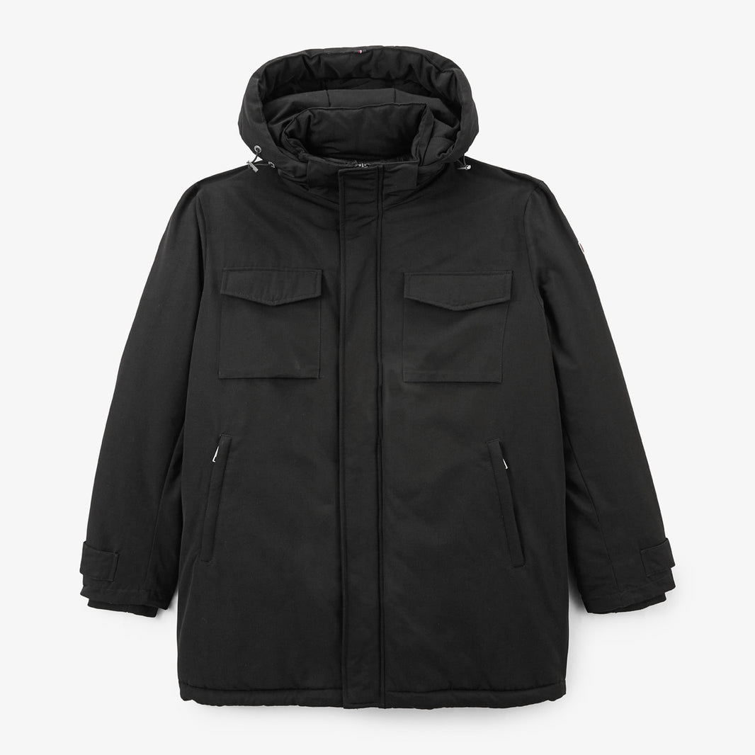 Zwarte winterparka Laurent voor heren SERGE BLANCO