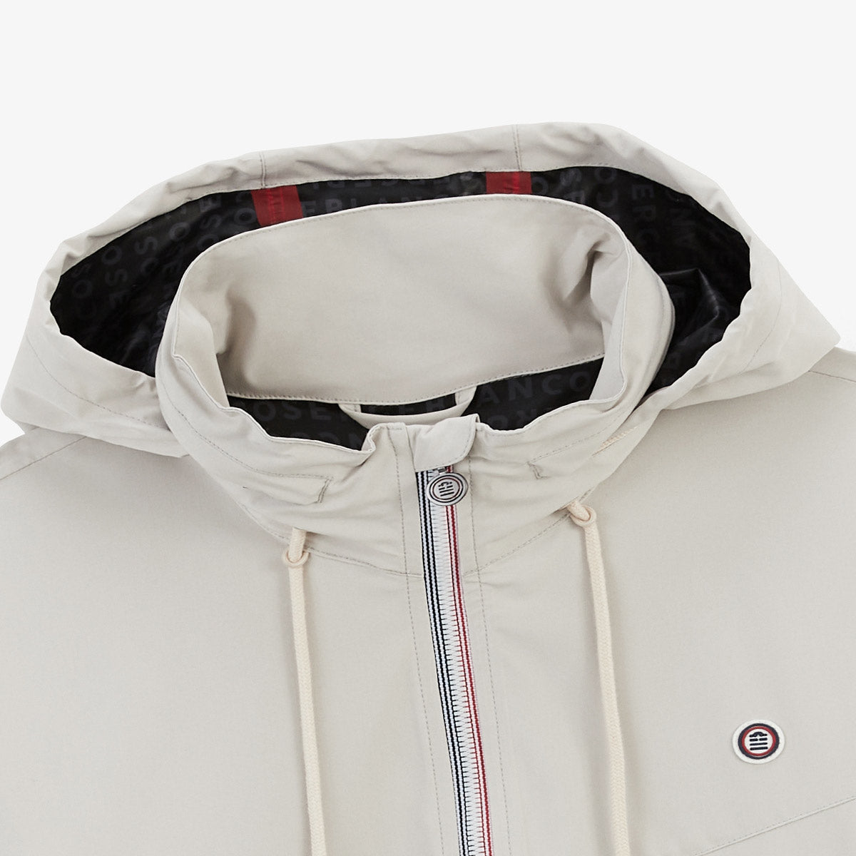 Parka Stormer impermeable blanc off-white HOMME SERGE BLANCO