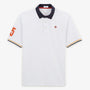 Short-sleeved polo shirt in white cotton jersey 15 MEN'S SERGE BLANCO