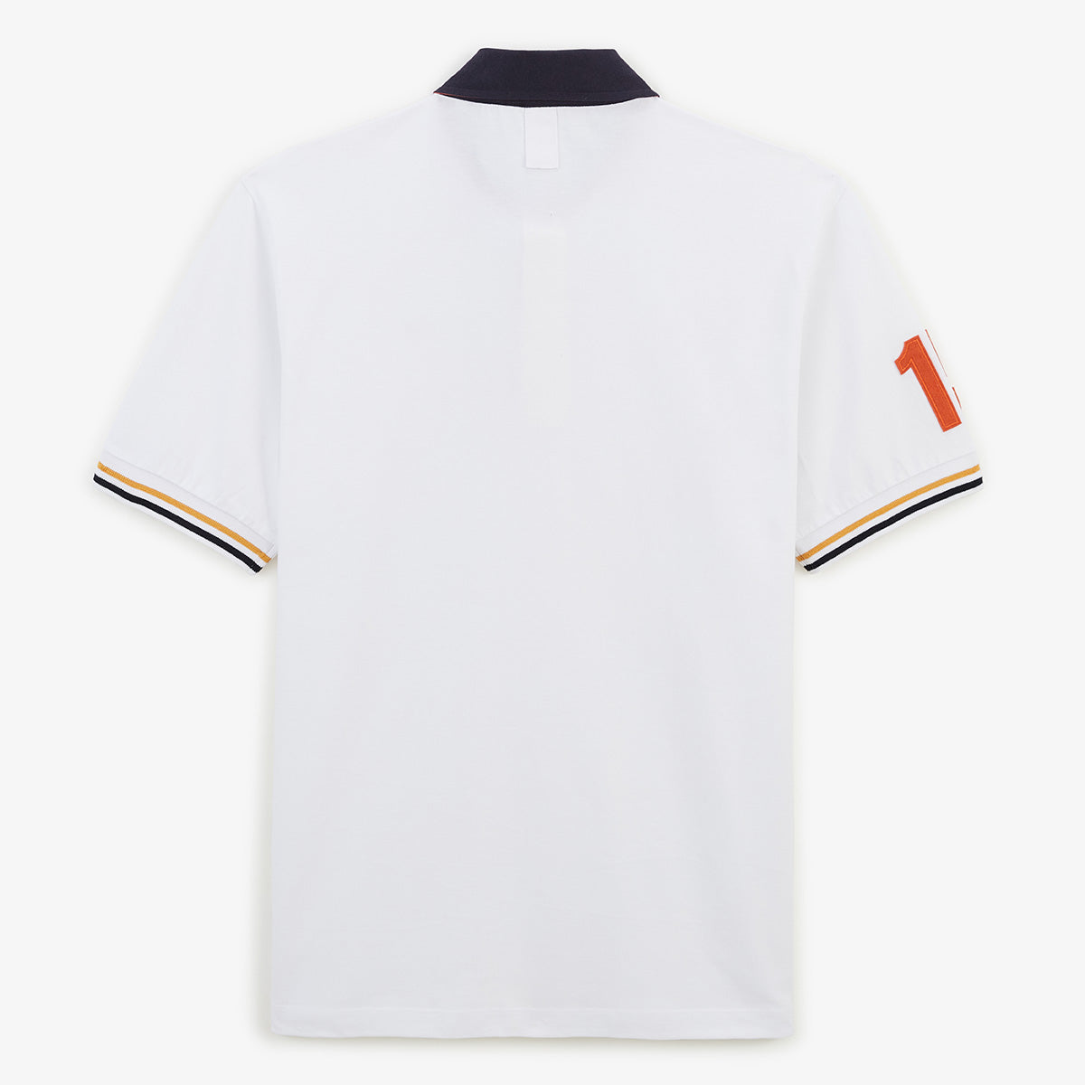 Short-sleeved polo shirt in white cotton jersey 15 MEN'S SERGE BLANCO