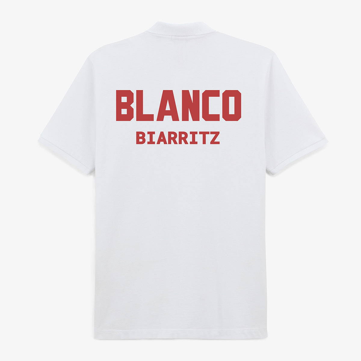 Laxton Short Sleeve Polo Shirt in White Cotton Piqué Men's SERGE BLANCO