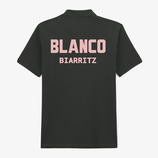 Laxton Short Sleeve Polo Shirt in Carbon Gray Cotton Piqué Men SERGE BLANCO