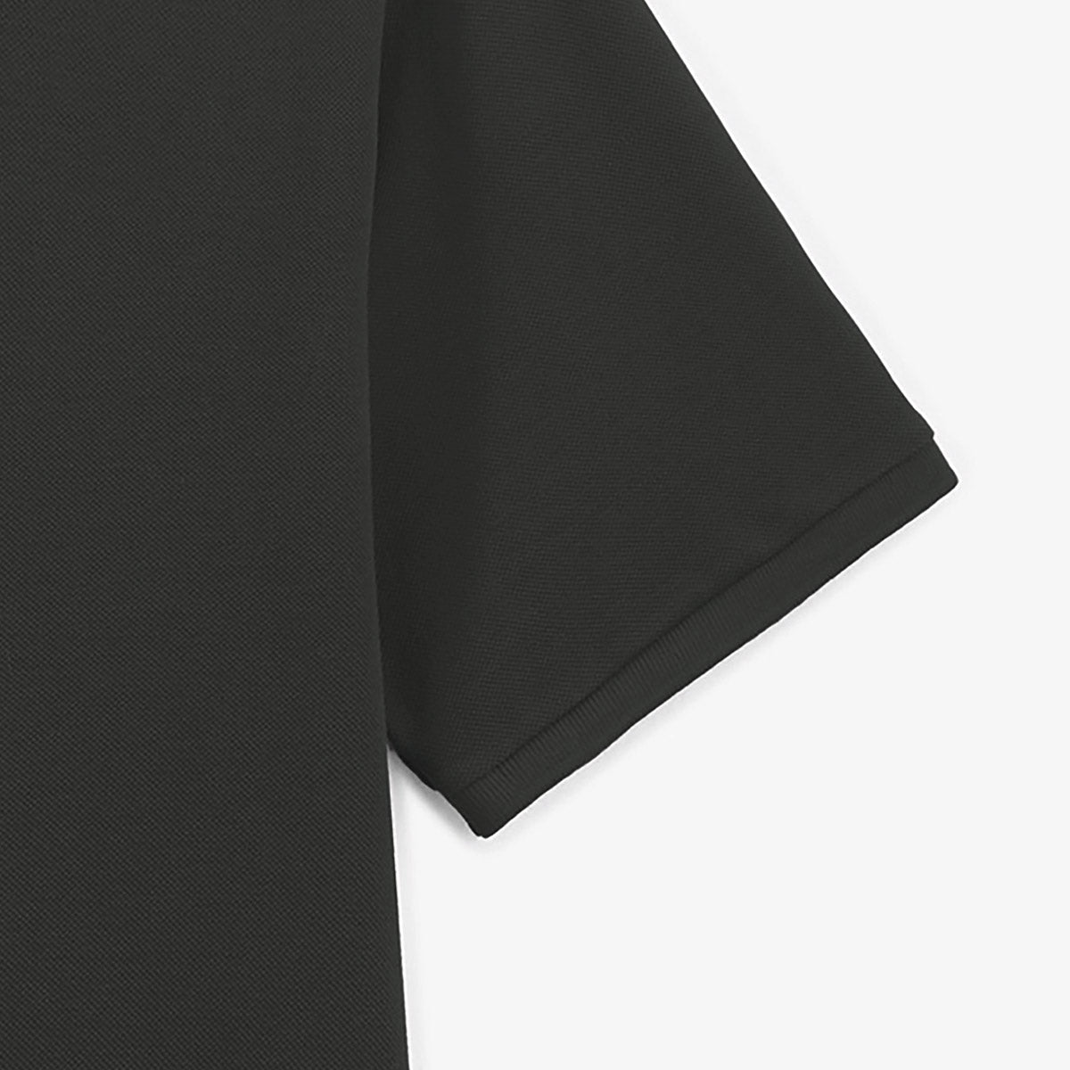 Laxton Short Sleeve Polo Shirt in Carbon Gray Cotton Piqué Men SERGE BLANCO