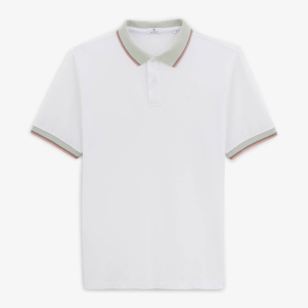 Polo Manches Courtes Piqué Laos Blanc Homme SERGE BLANCO