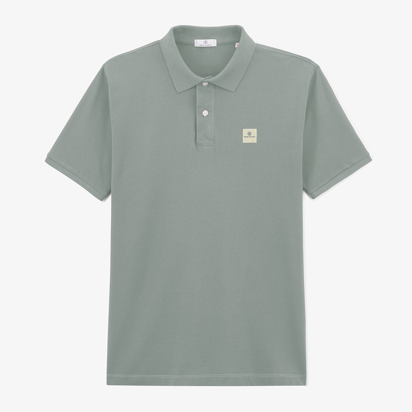 Polo Manches Courtes Pique Laxton Gris Ardoise Homme SERGE BLANCO