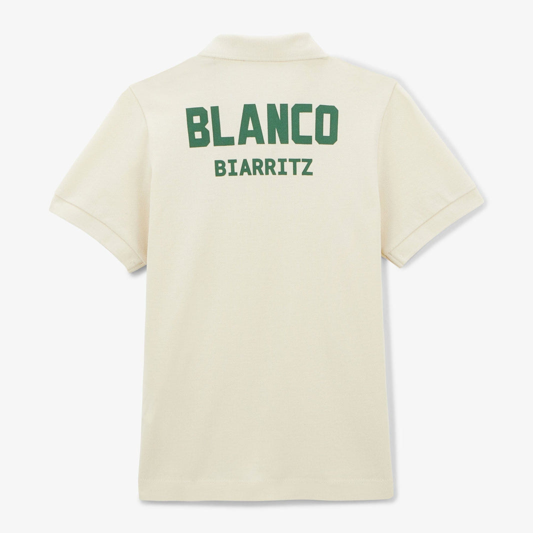 Laxton Latte Junior korte mouwen piqué-polo van SERGE BLANCO