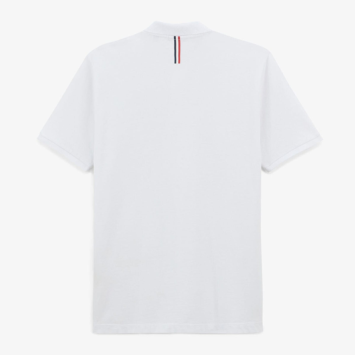 Polo Manches Courtes Piqué Lucas En Coton Blanc Coupe Ample Homme SERGE BLANCO