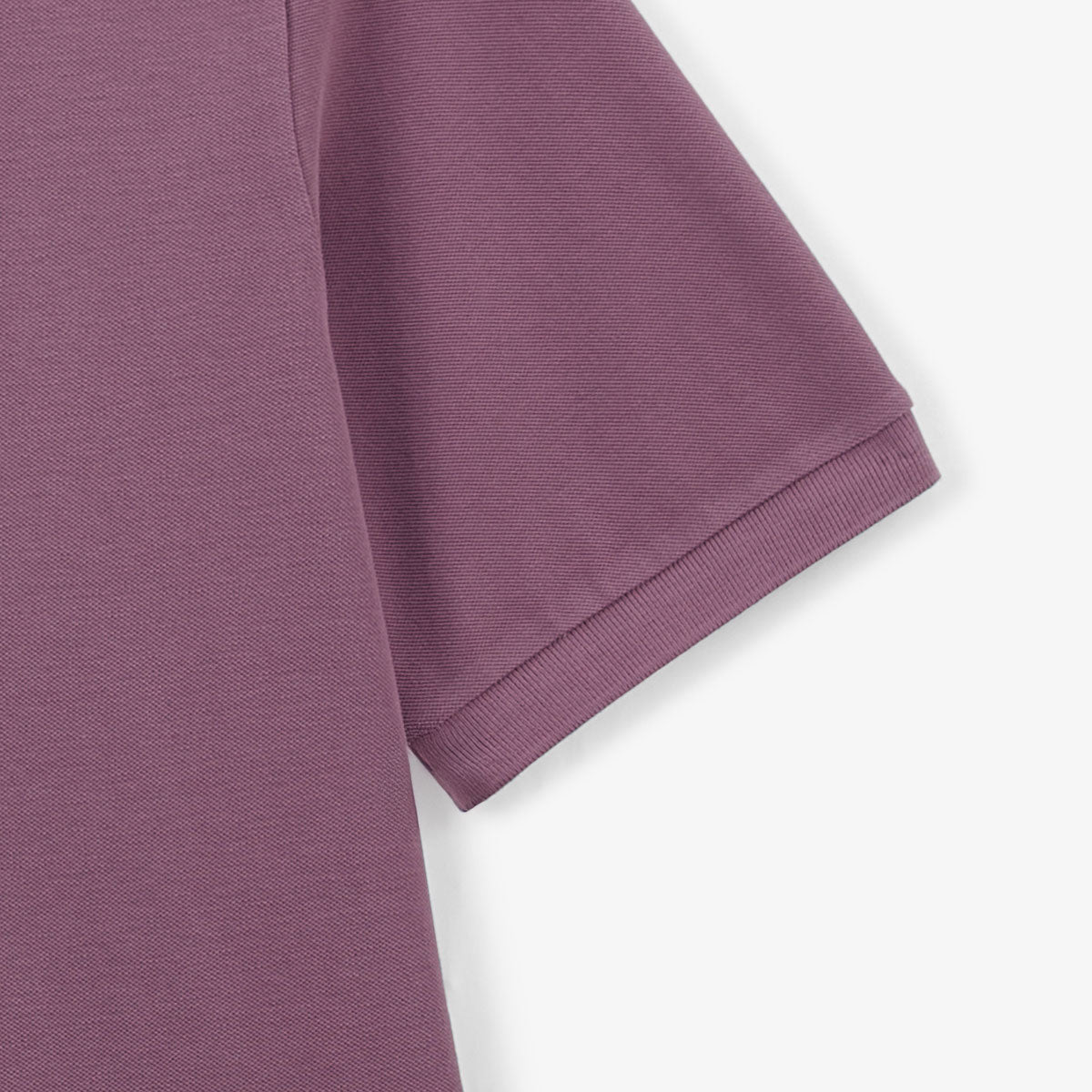 Polo Piqué Manches Courtes En Coton Lucas Violet Pourpre Homme SERGE BLANCO