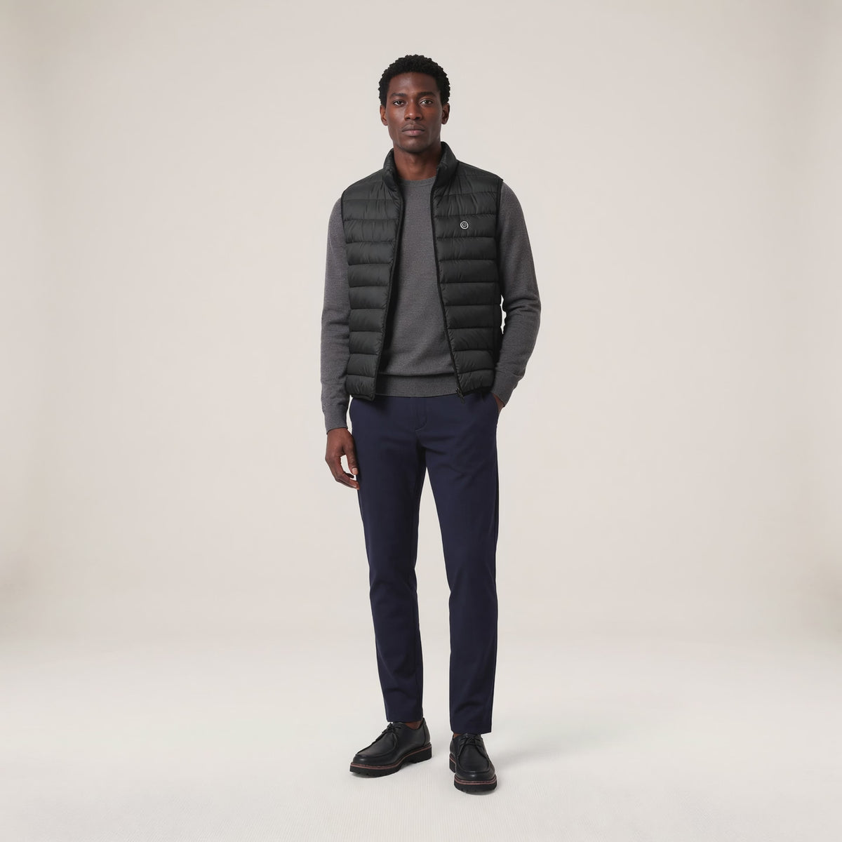Doudoune Piumino sans manches noire