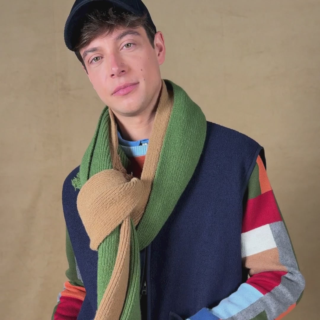 Veste polaire sans manches bleu dark navy Worker Play