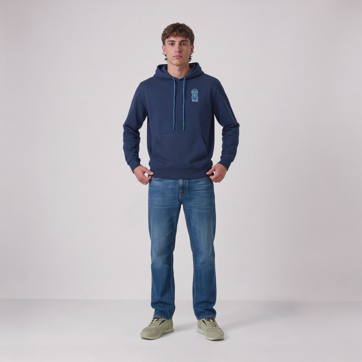 Jean 331 tapered en coton bleu stone délavé SBPLAY