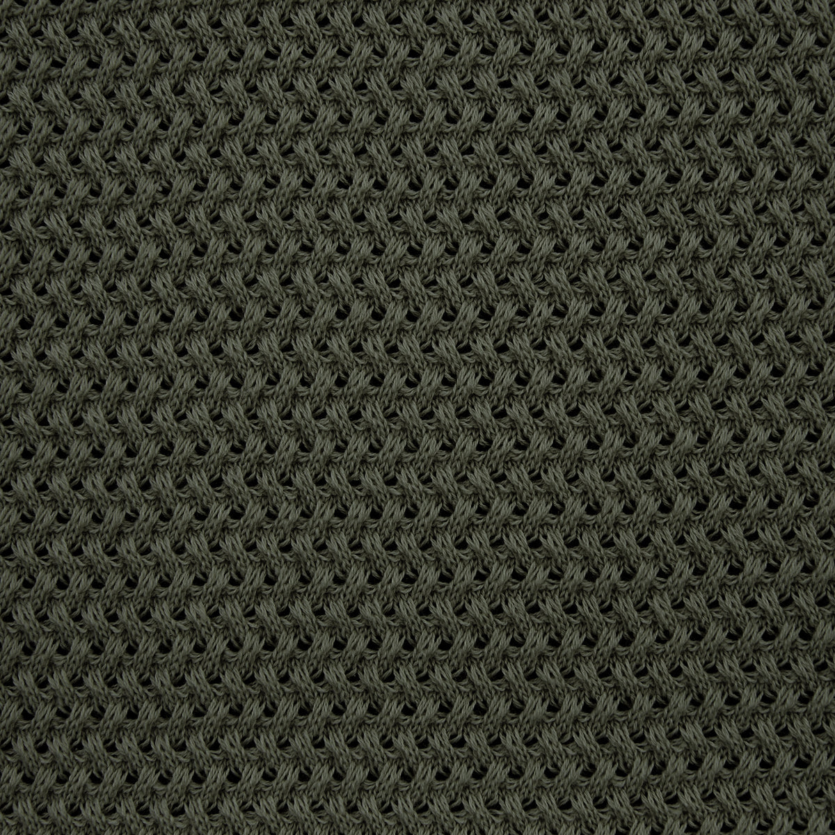 Pull Manches Courtes Col Rond Coton Vert Army Milazzo HOMME SERGE BLANCO