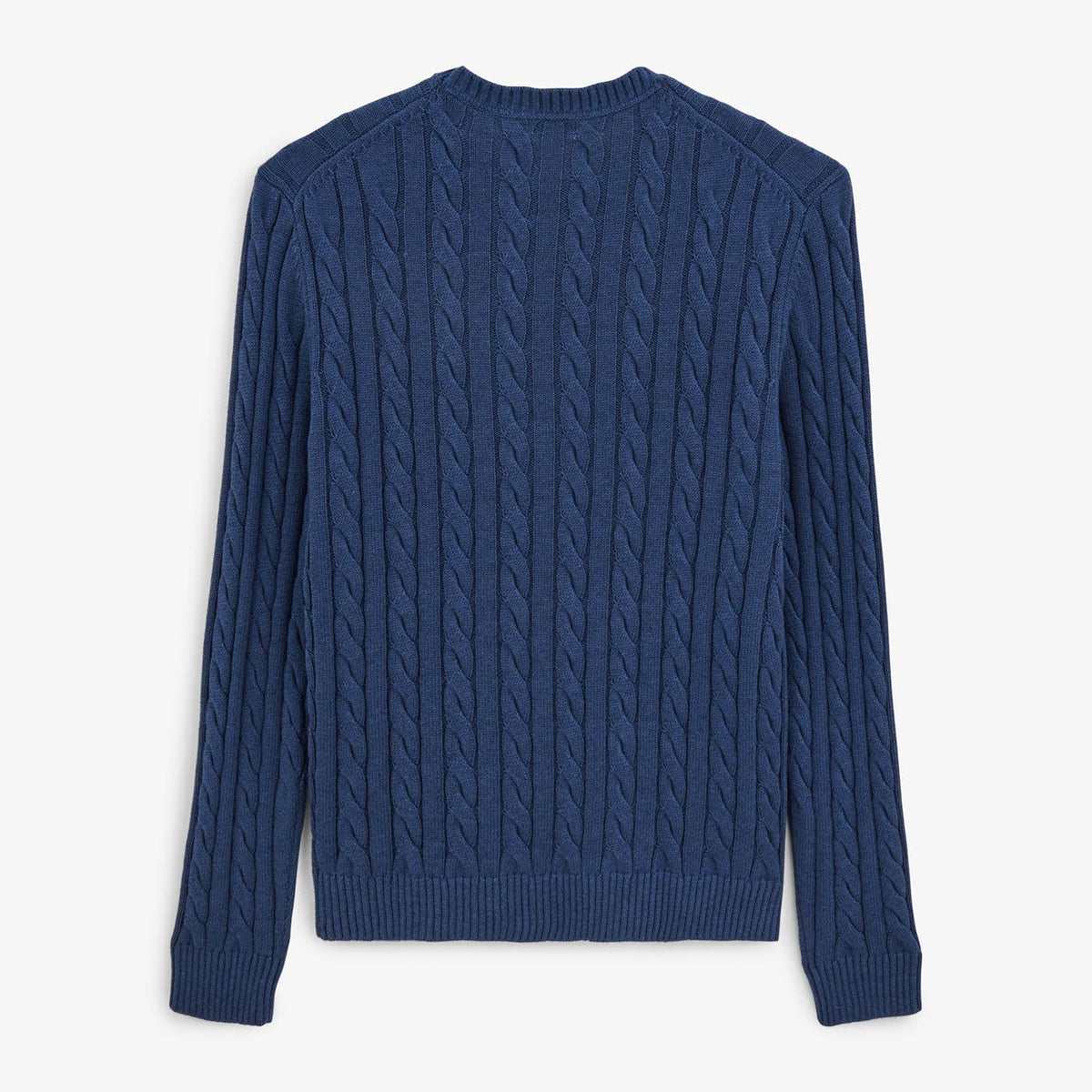 Pull Mathéo A Torsade Bleu Homme SERGE BLANCO