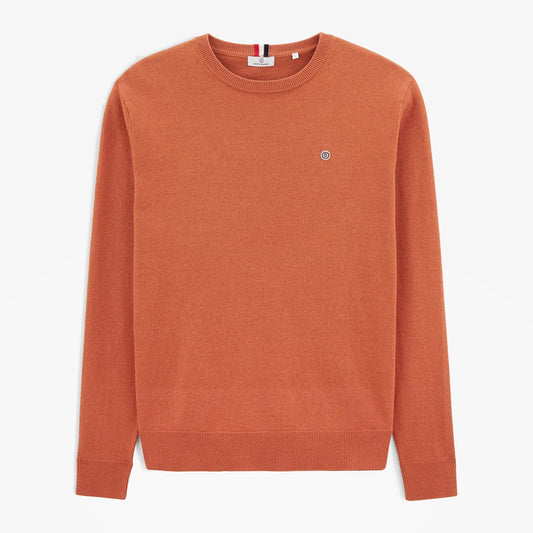 Pull Maximus Col Rond Orange Homme SERGE BLANCO