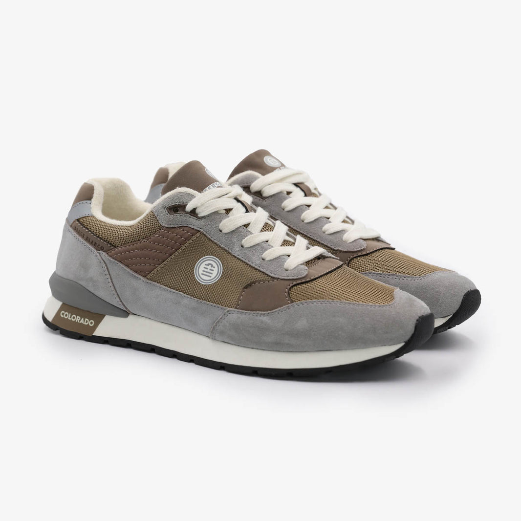 Colorado sneaker grijs muis voor heren SERGE BLANCO