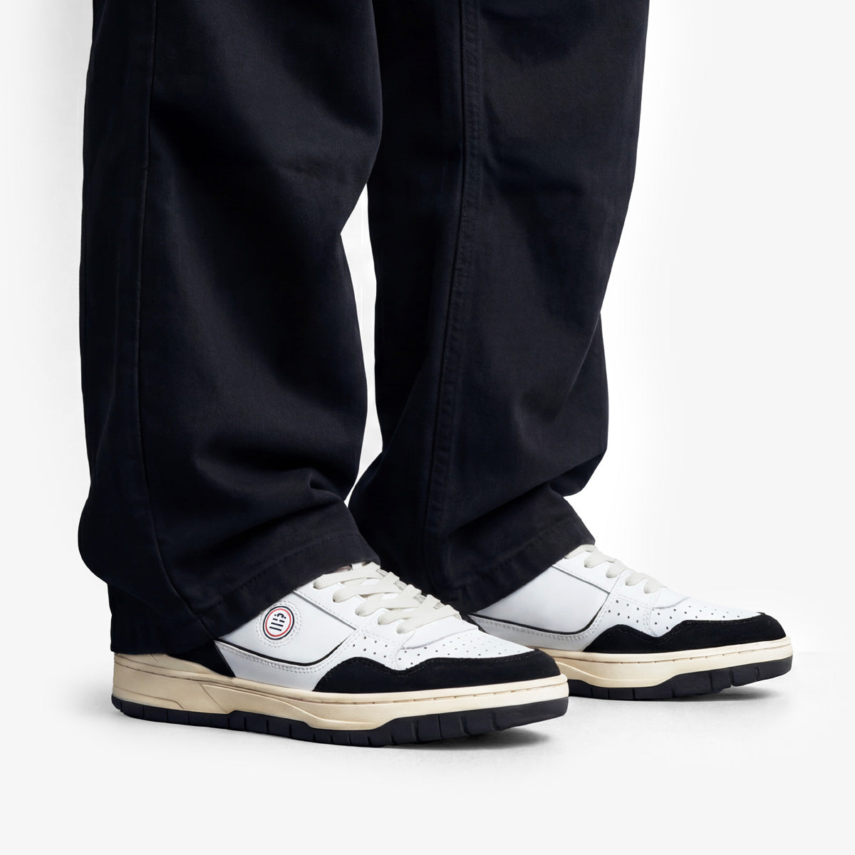 Zapatillas Vernaz bicolor negro SERGE BLANCO