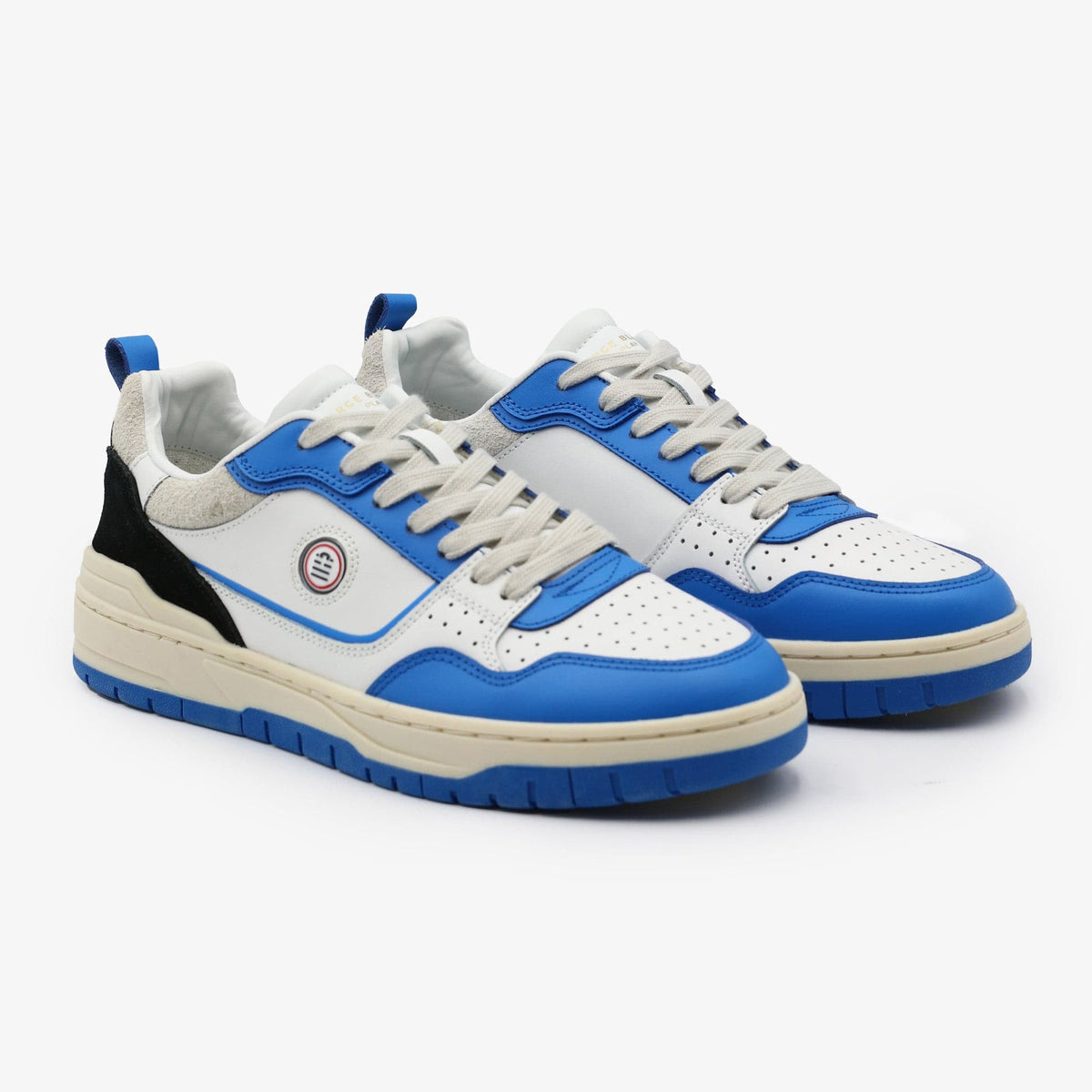 Sneaker Vernaz Blanche Bleue Homme SERGE BLANCO