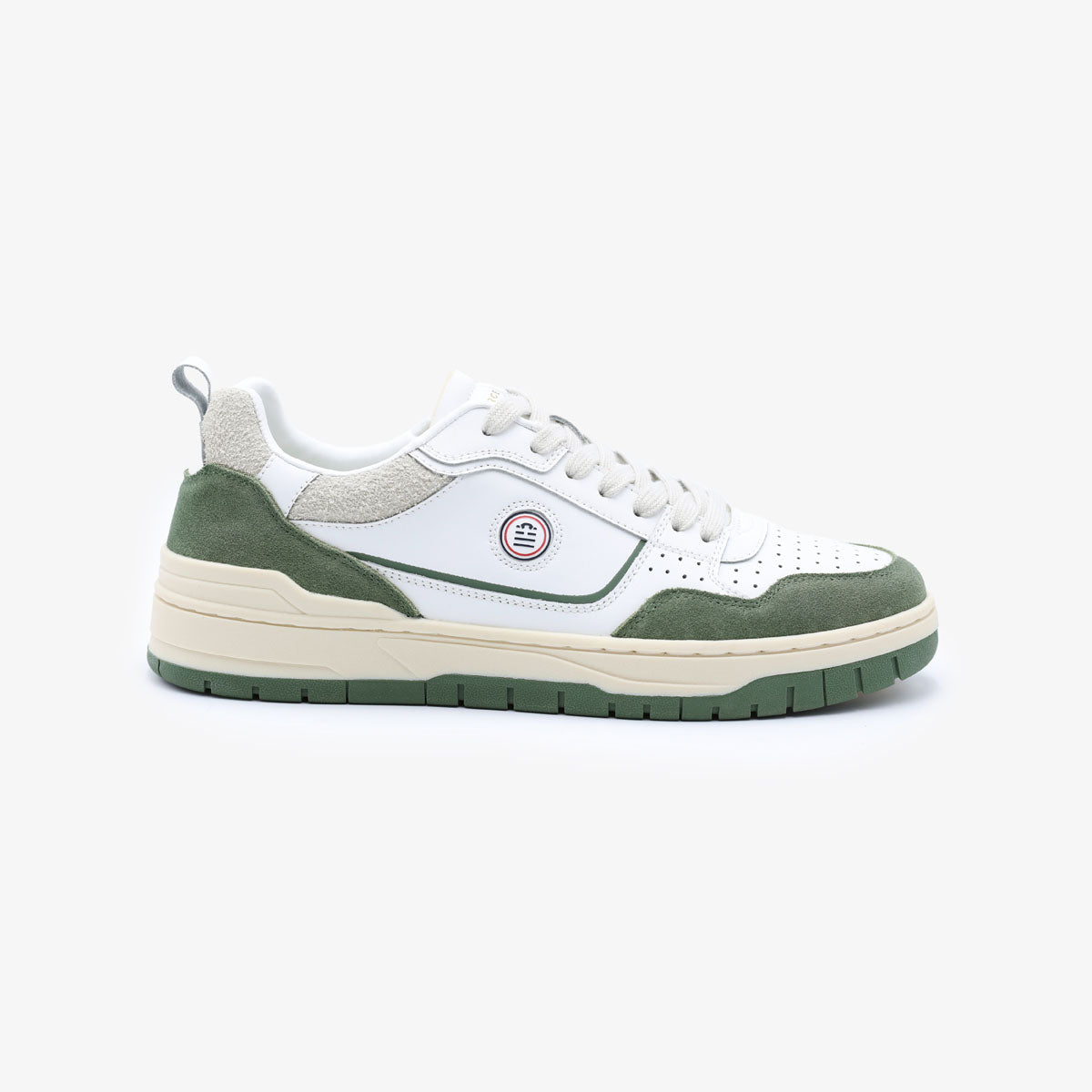 Sneakers La Vernaz Bicolore Vert Olive Homme SERGE BLANCO