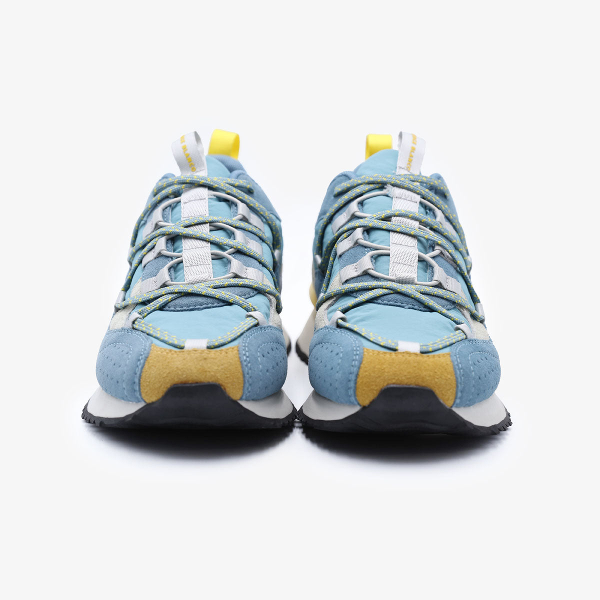 Bróga Sneakers Apollo d'Fhir SERGE BLANCO i nGorm Spéire, Buí agus Liath