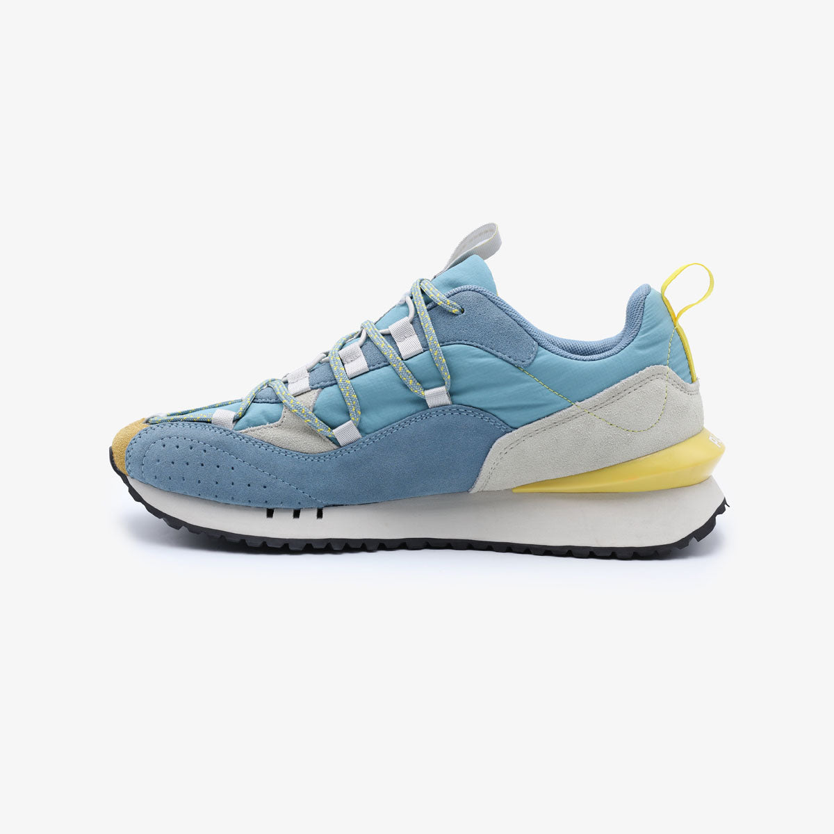 Bróga Sneakers Apollo d'Fhir SERGE BLANCO i nGorm Spéire, Buí agus Liath