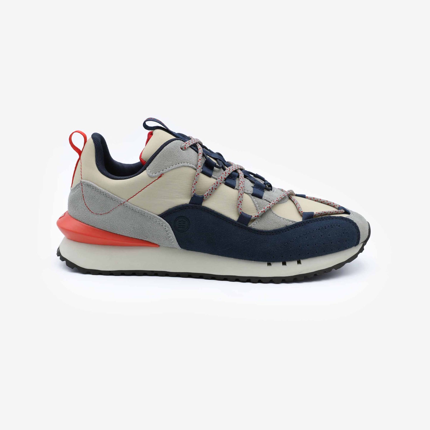 Sneakers Appolo Bleu Marine Gris et Rouge Homme SERGE BLANCO