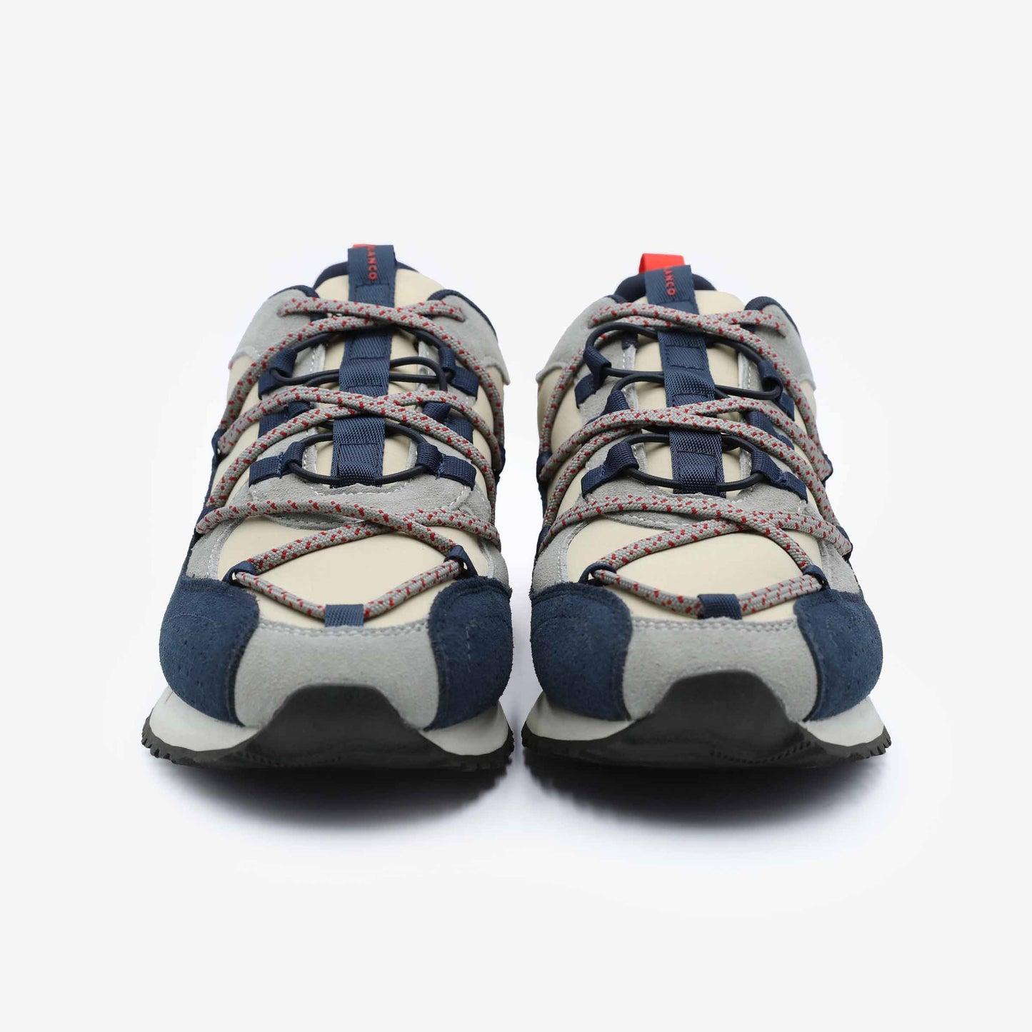 Sneakers Appolo Bleu Marine Gris et Rouge Homme SERGE BLANCO