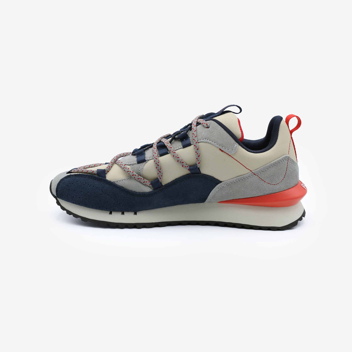 Sneakers Appolo Bleu Marine Gris et Rouge Homme SERGE BLANCO