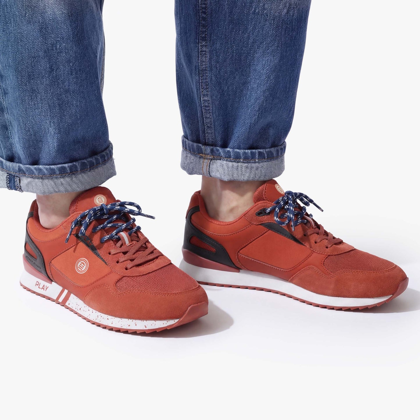 Sneakers Chamonix Orange Rouille Homme SERGE BLANCO