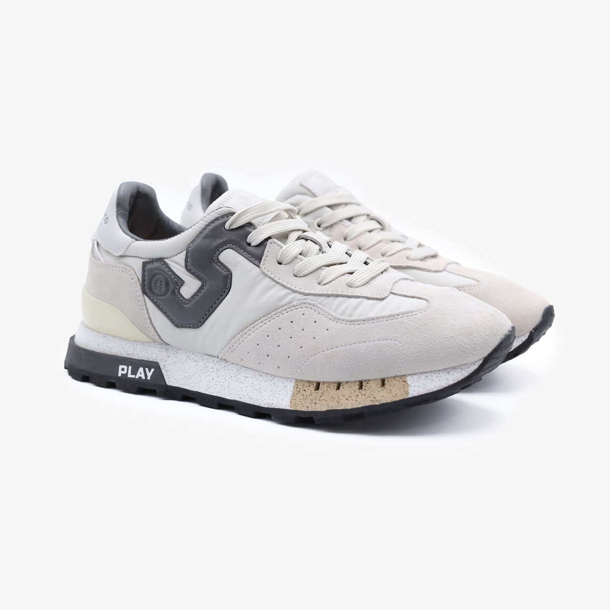 Sneakers Nances Grigio Chiaro e Scuro Uomo SERGE BLANCO