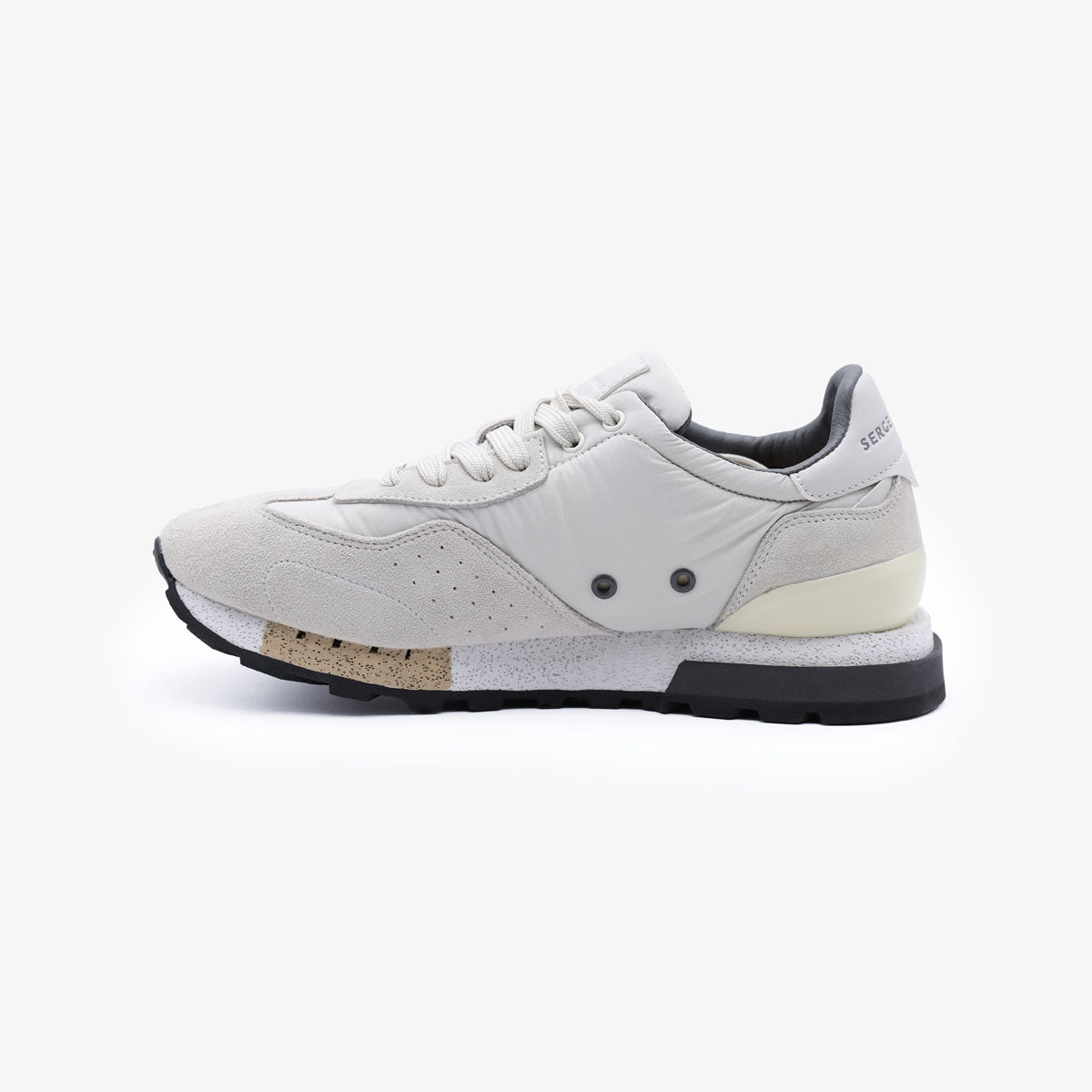 Bróga Sneakers Liath Éadrom agus Dorcha Nances d'Fhir ó SERGE BLANCO