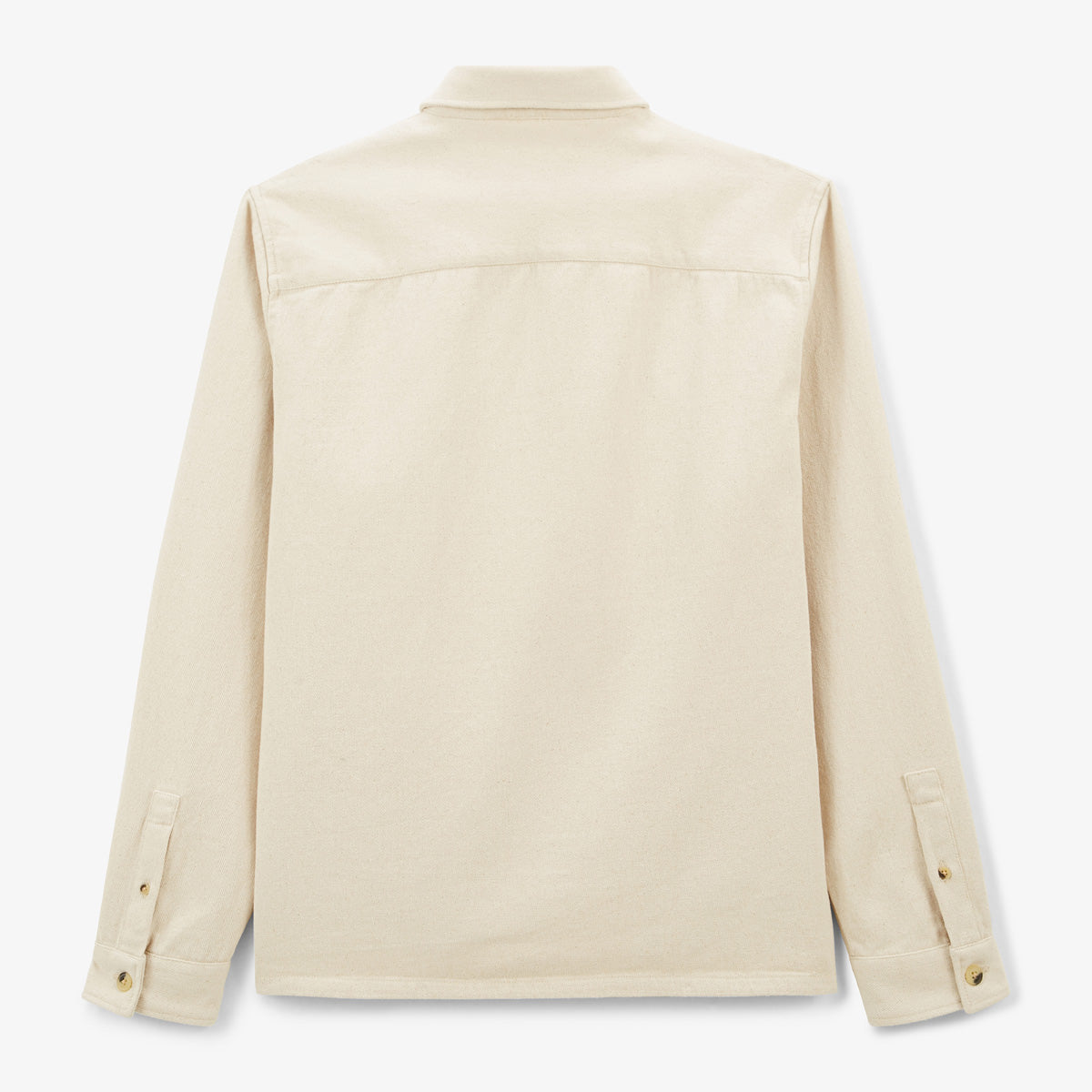 Surchemise En Coton Twill Brossé Clovis Blanc Ivoire Homme SERGE BLANCO