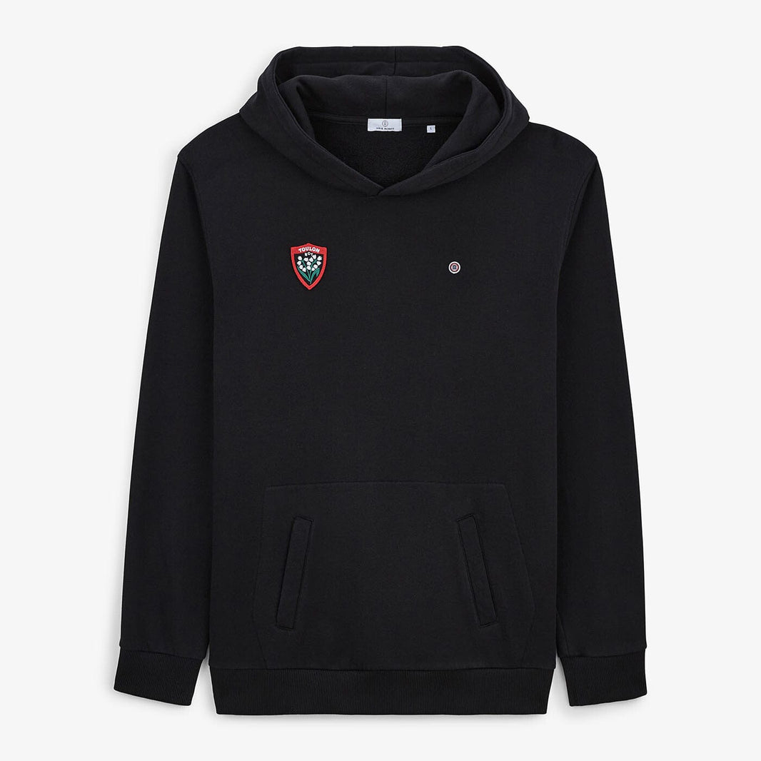 Geansaí dubh RCT le lógó ar an gcliabhrach dheis d'fhir ó SERGE BLANCO