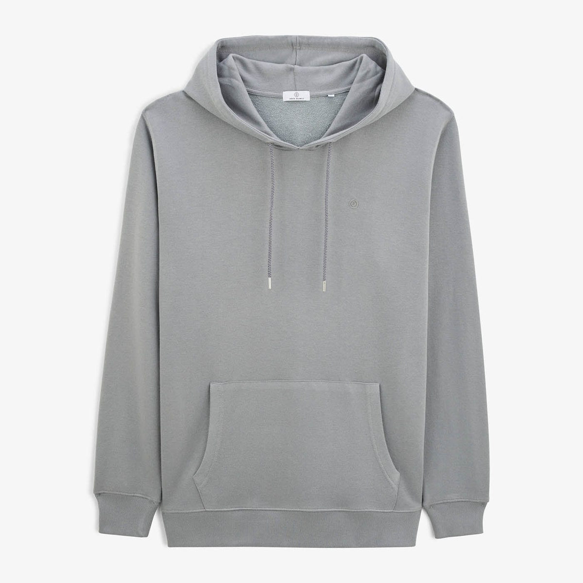 Sweat à Capuche Silas Coton Gris Ardoise Homme SERGE BLANCO