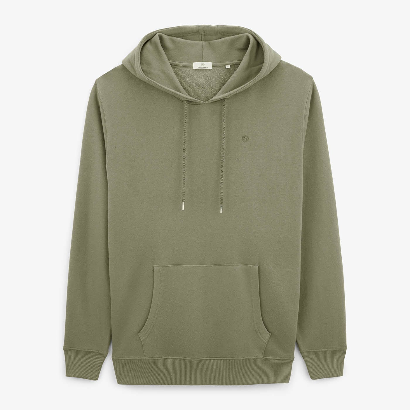 Sweat à Capuche Silas Coton Teck Vert Kaki Homme SERGE BLANCO