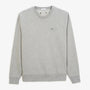 Round neck sweatshirt Archives Old dye in gray heather cotton Men SERGE BLANCO