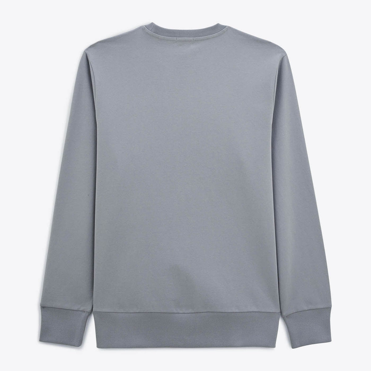 Sweat Stanley En Coton Broderie Vélo Gris Ardoise Homme SERGE BLANCO