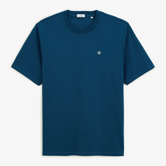 Tshirt pour homme Dao Col V bleu marine manche courte eco responsable Tshirt pour homme Dao Col V bleu marine manche courte eco responsable