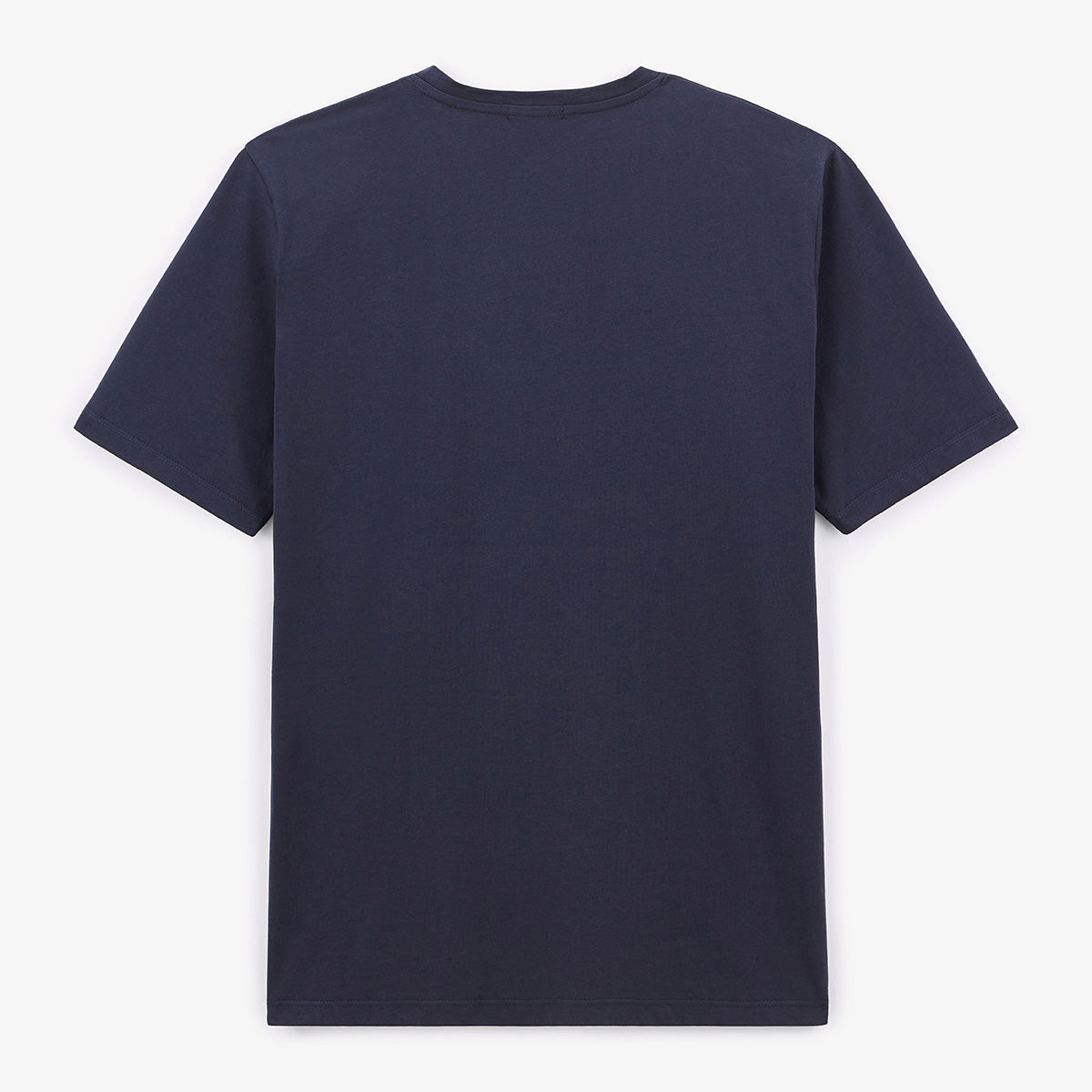 Maglietta girocollo Theo in cotone blu navy UOMO SERGE BLANCO