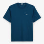 Tshirt Col Rond Theo en Coton Bleu Opale Homme SERGE BLANCO