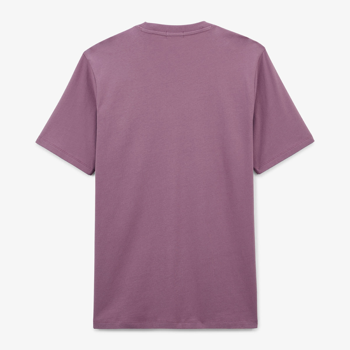 T-shirt Manches Courtes Col Rond En Coton Violet Pourpre Théo Homme SERGE BLANCO
