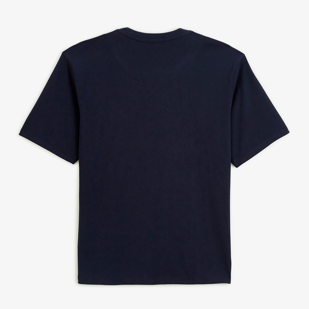 Maglietta a maniche corte con collo rotondo, con ricamo “Thor” di Funky Animals, blu navy, in twill, da uomo, Blanco