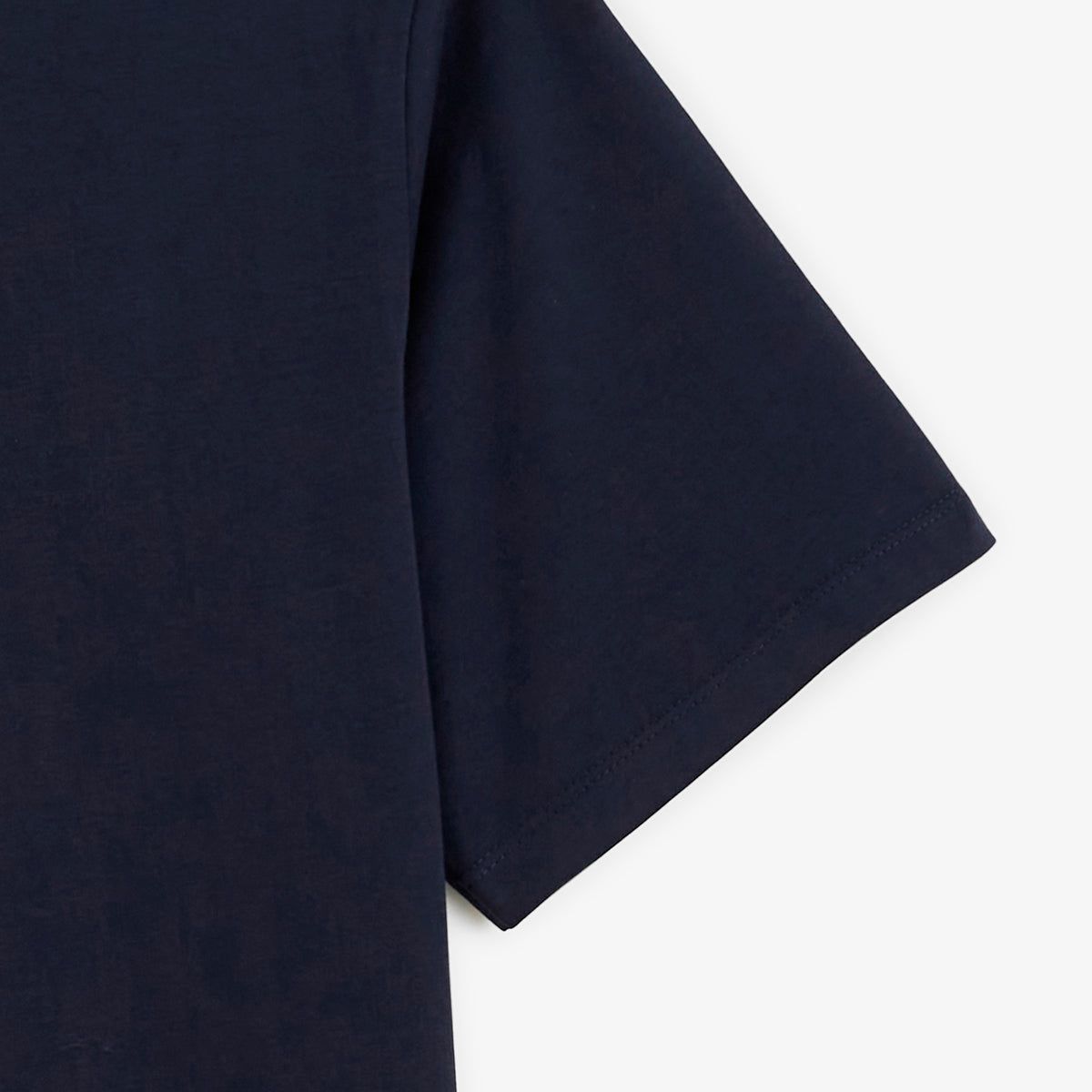Maglietta a maniche corte con collo rotondo, con ricamo “Thor” di Funky Animals, blu navy, in twill, da uomo, Blanco