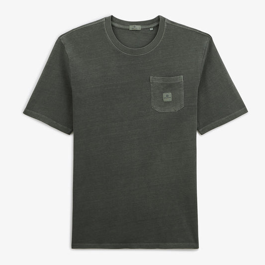 Anthracite Tim T-shirt with chest pocket