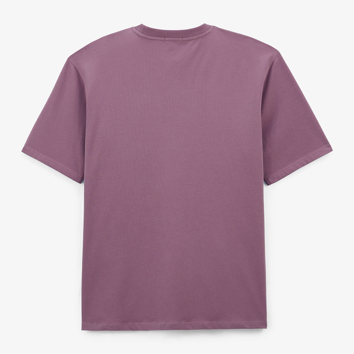 T-shirt Manches Courtes En Coton Stretch Violet Pourpre Tarike Homme SERGE BLANCO