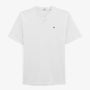 T-shirt Manches Courtes Thibault En Coton Col V Homme Blanc SERGE BLANCO