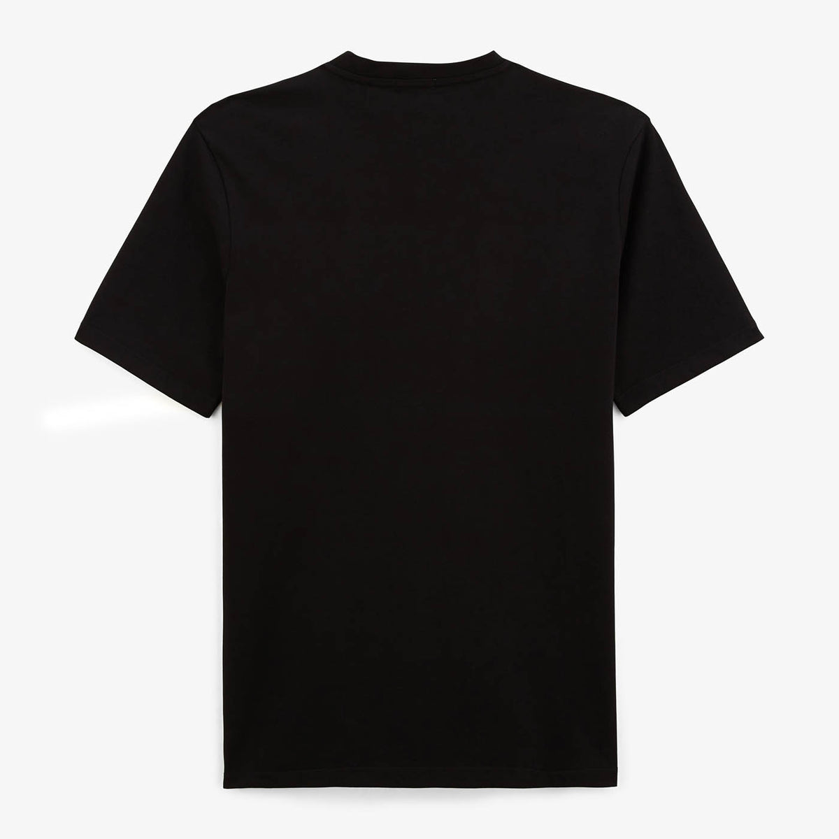 T-shirt Manches Courtes Thibault En Coton Col V Homme Noir SERGE BLANCO