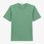 T-shirt Manches Courtes En Coton Col Rond Théo Vert Amande Homme SERGE BLANCO