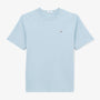 T-shirt Manches Courtes En Coton Col Rond Théo Bleu Ciel Homme SERGE BLANCO